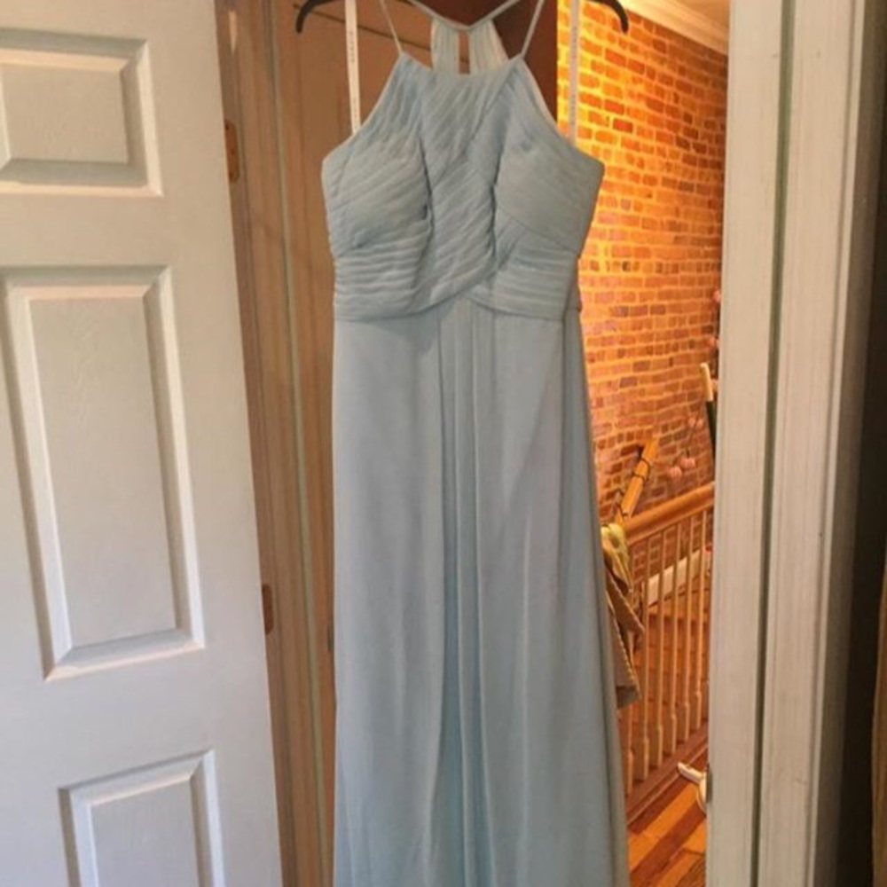 Sky Blue Azazie Dress